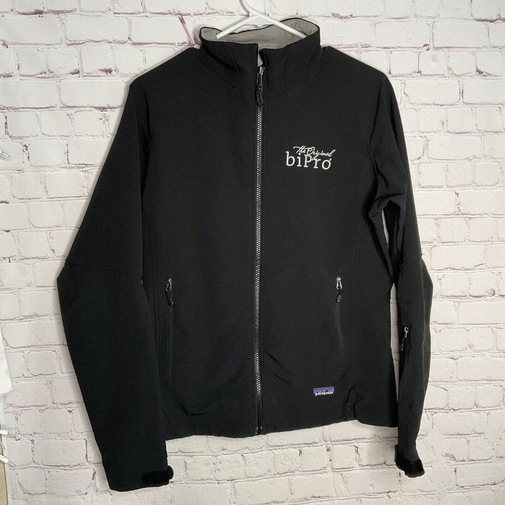 Patagonia Original BiPro Logo Full Zip Softshell Outdoor Jacket Women M‎ Vietnam